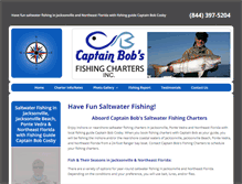 Tablet Screenshot of captainbobsfishingchartersfla.com